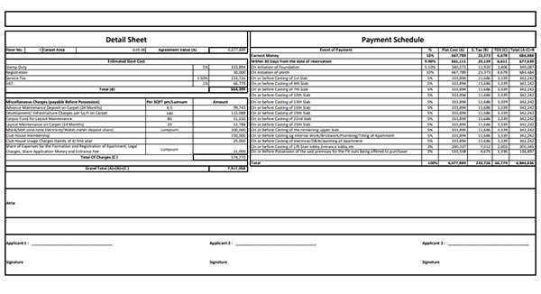 Supreme Chembur Costing Plan